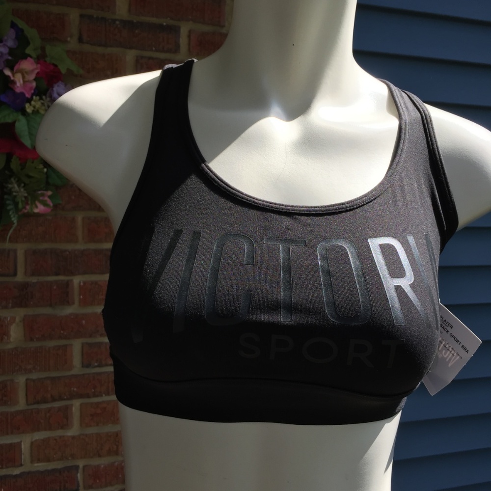 NWT - Victoria Sport Black Sports Bra S/P - Picture 2 of 4